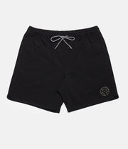 RHYTHM BLACK LABEL BEACH SHORT BLACK FRONT