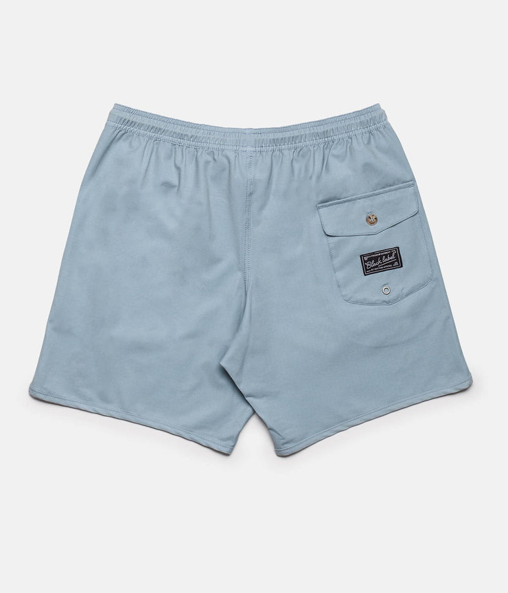 RHYTHM BLACK LABEL BEACH SHORT STONE BLUE BACK