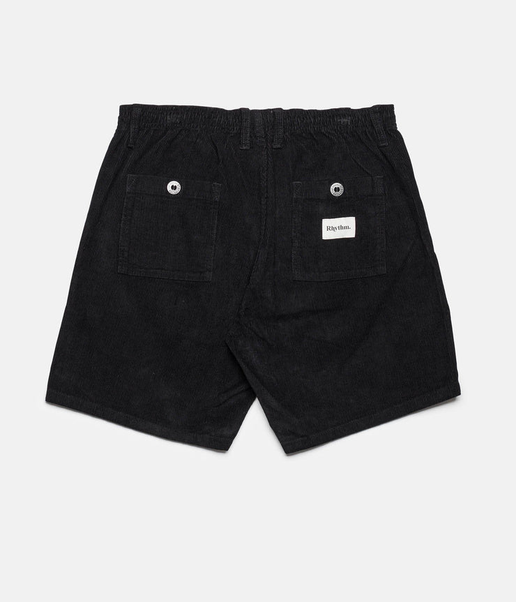 Rhythm Corduroy Bunker Walkshort Black Back