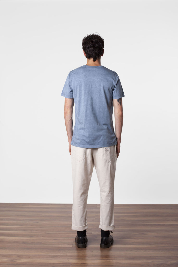 EVERYDAY WASH T-SHIRT WASHED BLUE