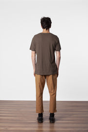 PREMIUM LINEN T-SHIRT OLIVE