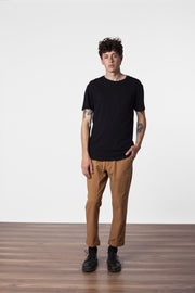 PREMIUM LINEN T-SHIRT BLACK