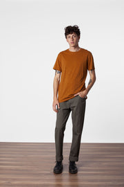 BASIC SLUB T-SHIRT ALMOND