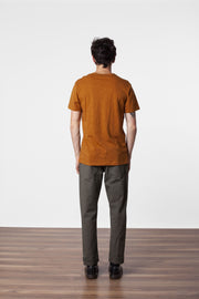 BASIC SLUB T-SHIRT ALMOND