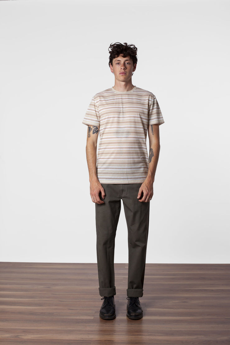 EVERYDAY STRIPE T-SHIRT SEAWEED