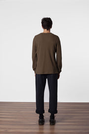 WAFFLE LS SHIRT OLIVE