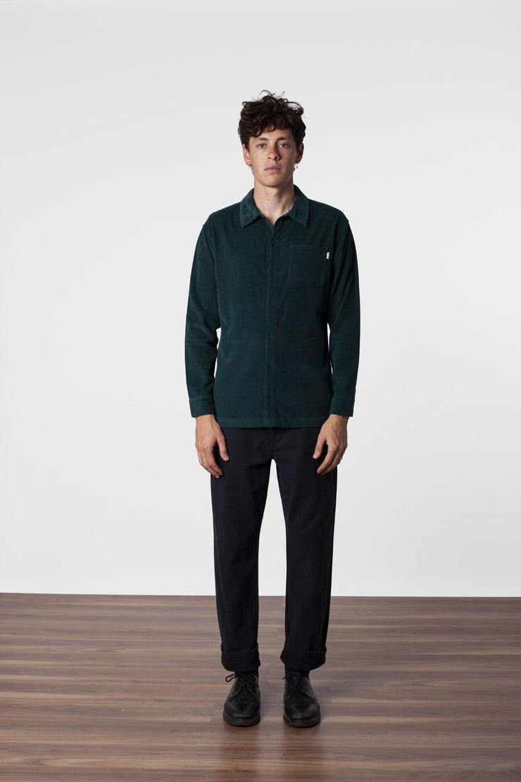CORDUROY LS SHIRT FOREST