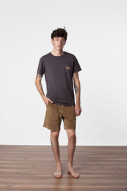 CORDUROY BUNKER WALKSHORT ALMOND