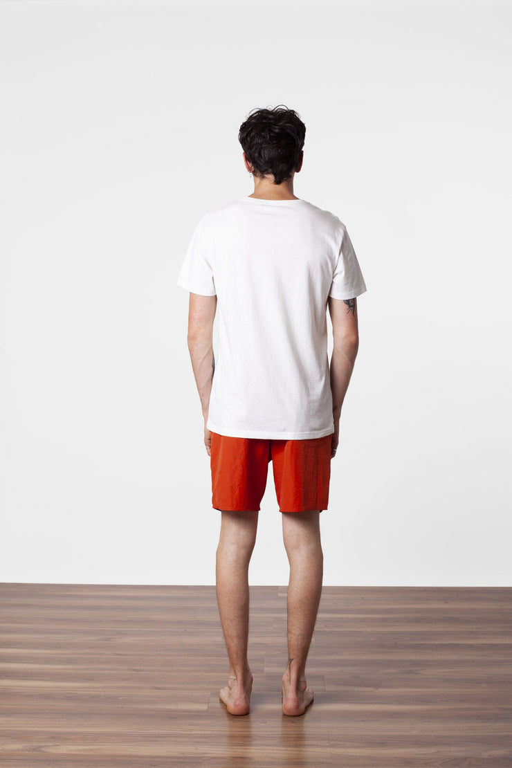 NYLON BEACH SHORT RED