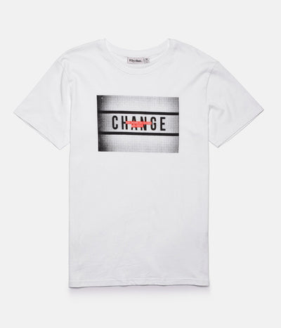 CHANGE T-SHIRT WHITE