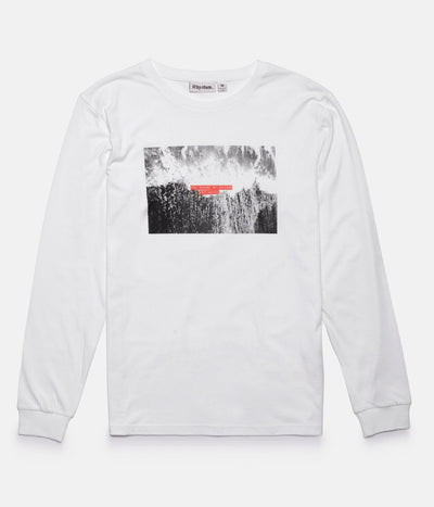 WASHED OUT LS T-SHIRT WHITE