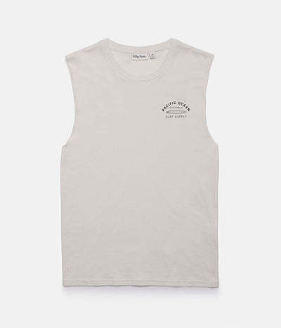 SURF SUPPLY TANK VINTAGE WHITE