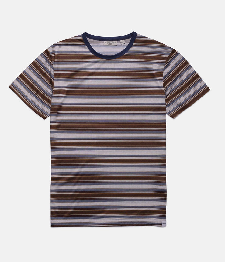 EVERYDAY STRIPE T-SHIRT VINTAGE TOBACCO