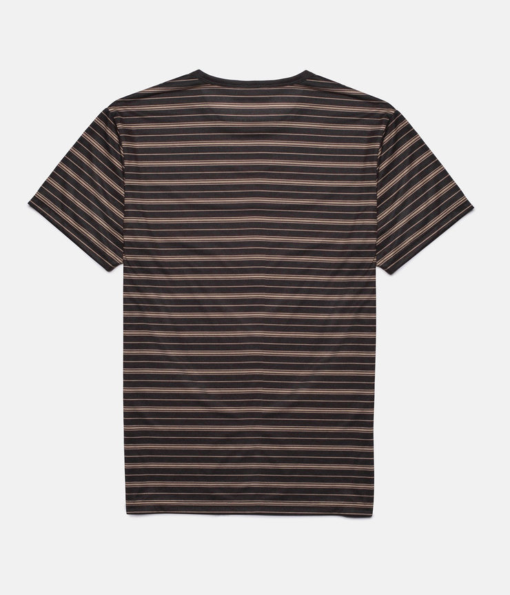 ESSENTIALS STRIPE T-SHIRT VINTAGE BLACK
