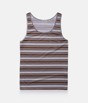 EVERYDAY STRIPE SINGLET VINTAGE TOBACCO