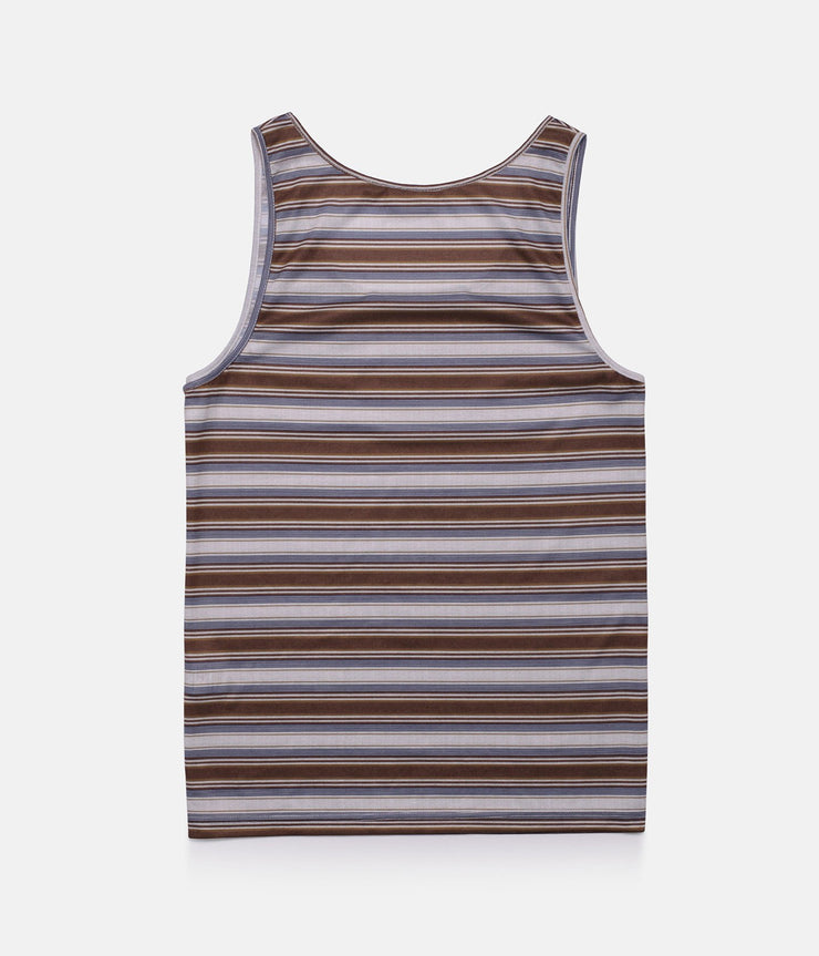 EVERYDAY STRIPE SINGLET VINTAGE TOBACCO