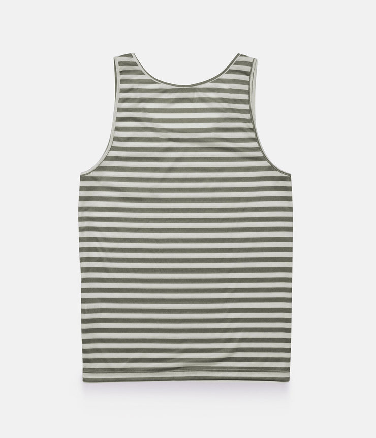 EVERYDAY STRIPE SINGLET CLASSIC OLIVE