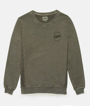 WASHED OUT PULLOVER DUSTED OLIVE