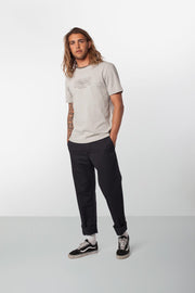 RHYTHM FATIGUE PANT BLACK MODEL BACK