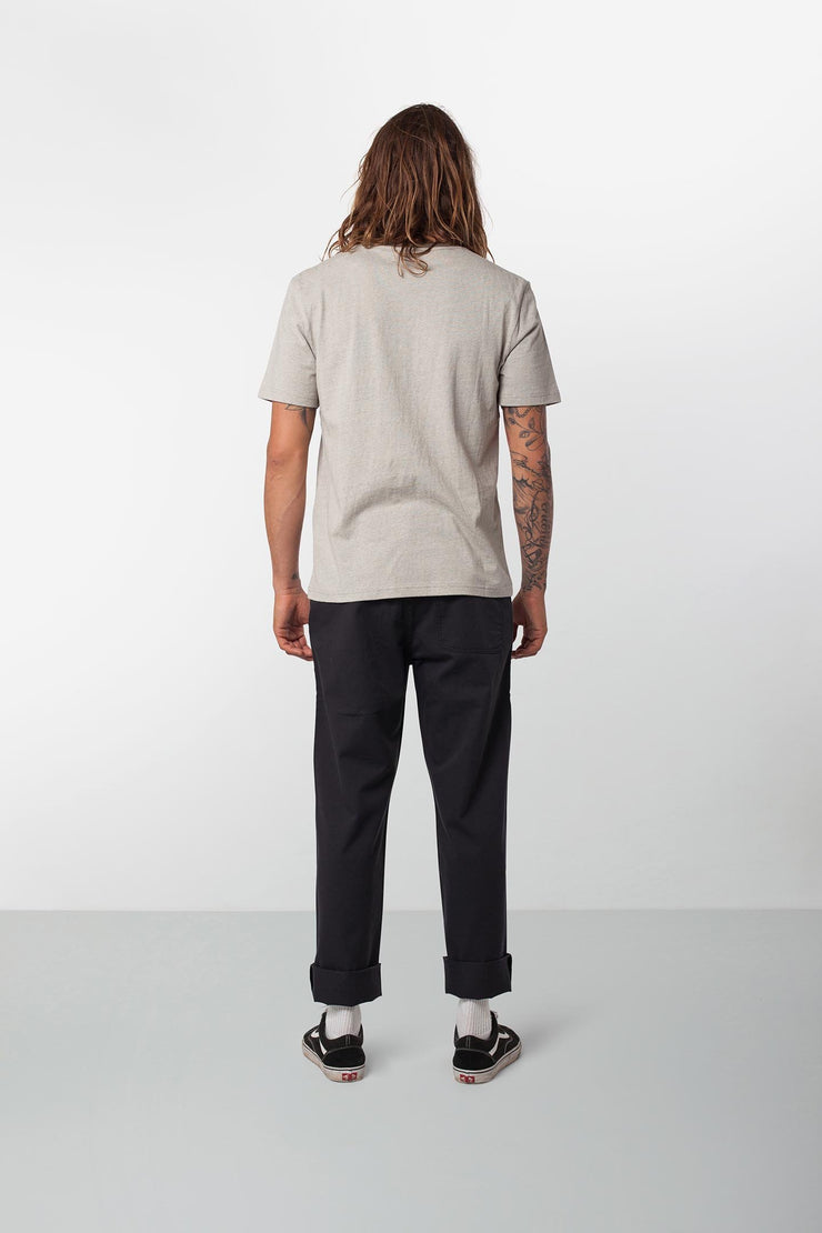 Rhythm Aviary T-Shirt Olive Model Back