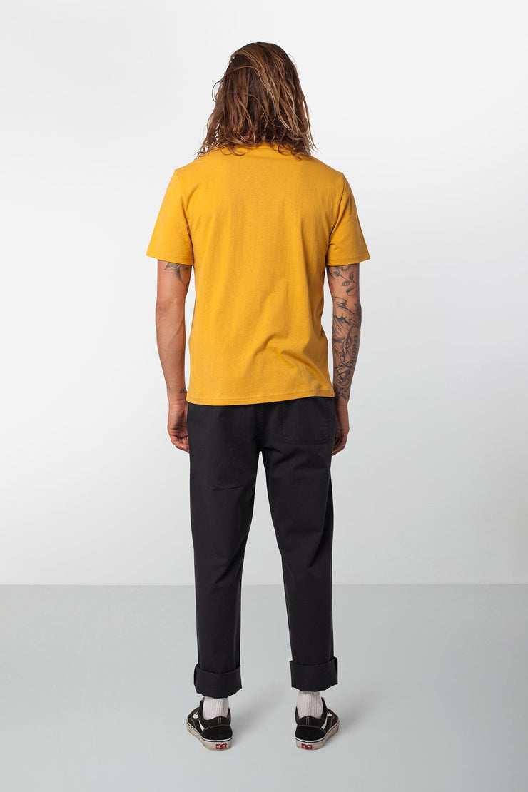Rhythm Desert Snake T-Shirt Turmeric Model Back