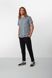 Rhythm Everyday Wash T-Shirt Vintage Stone Model Front