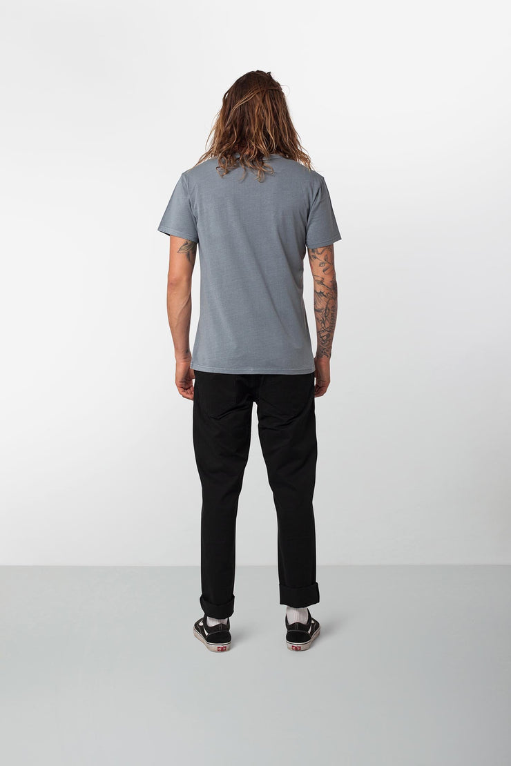 Rhythm Everyday Wash T-Shirt Vintage Stone Model Back