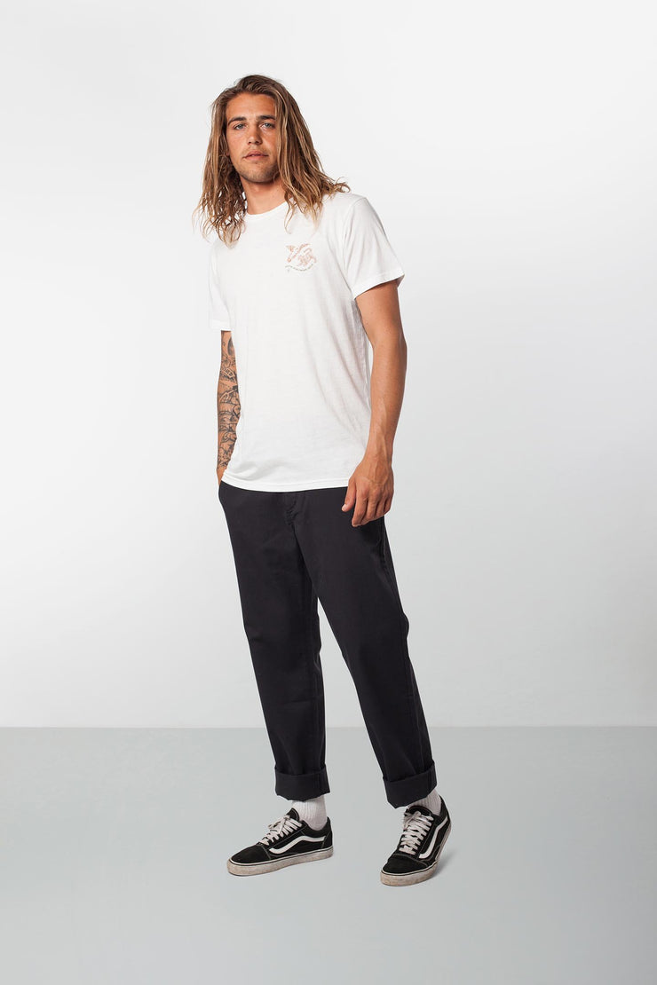 Rhythm Conflict T-Shirt White Model Front