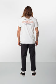 Rhythm Customs T-Shirt White Model Back
