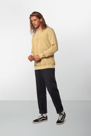 Rhythm Washed Out Pullover Turmeric Model Front