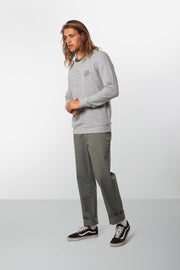 Rhythm Leon Pullover Vintage Grey Model Side