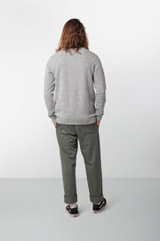 Rhythm Leon Pullover Vintage Grey Model Back