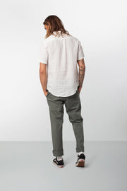 Rhythm Apartment SS Shirt White Model Back