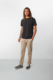 Rhythm Everyday Wash T-Shirt Vintage Charcoal Model Front