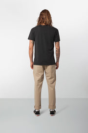 Rhythm Everyday Wash T-Shirt Vintage Charcoal Model Back