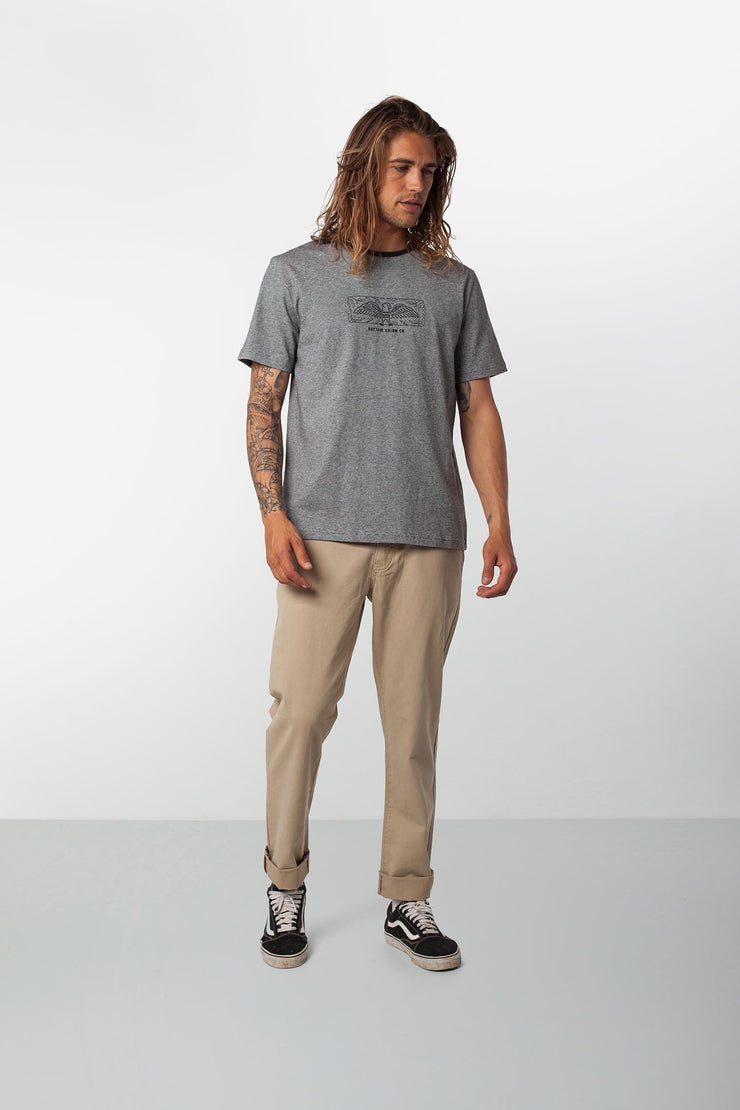 Rhythm Aviary T-Shirt Black Model Front