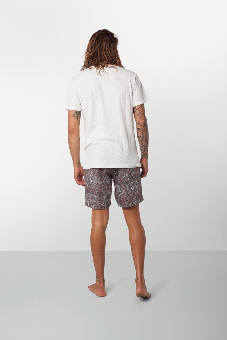 Rhythm Bazaar Trunk Moroccan Teal Model Back