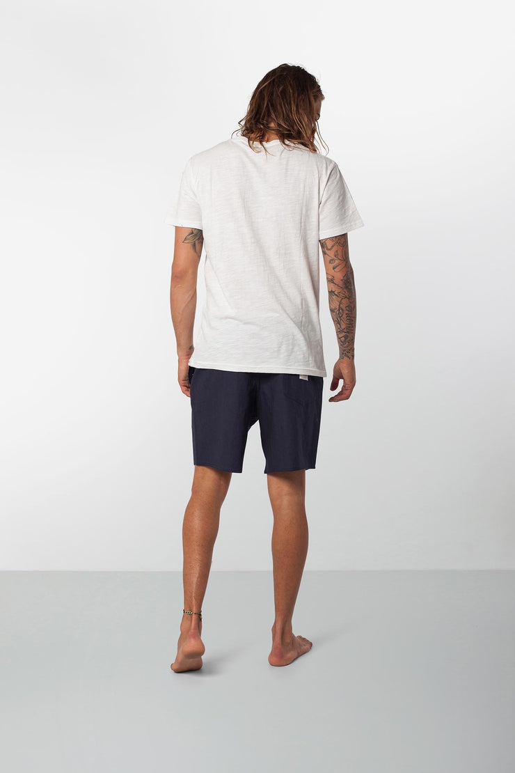 Rhythm Linen Jam Navy Model Back