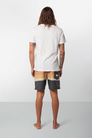 Rhythm Retro Stripe Beach Short Navy Model Back