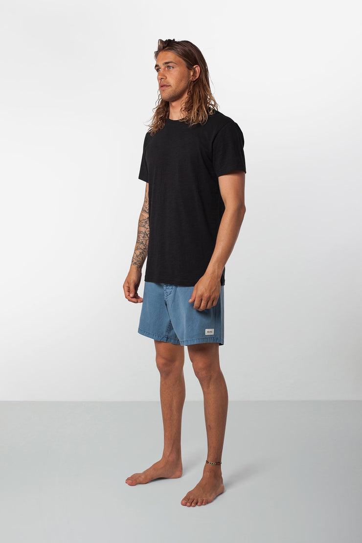 Rhythm Classic Wash Trunk Washed Indigo Model Front