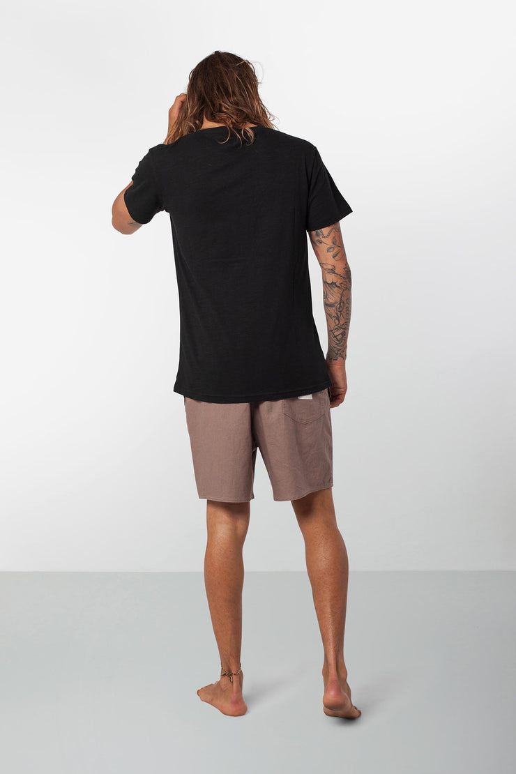 Rhythm Linen Jam Musk Model Back