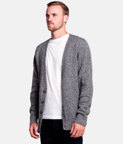 KURT CARDIGAN BLACK MARLE