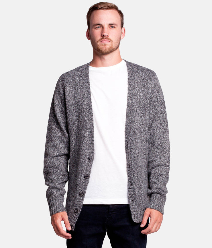KURT CARDIGAN BLACK MARLE