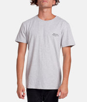 LABEL T-SHIRT GREY MARLE