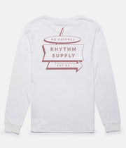 NO VACANCY LS T-SHIRT WHITE