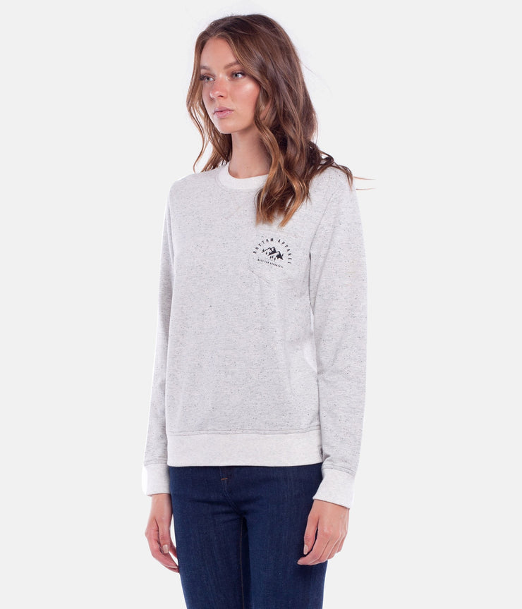 MOUNTAINS PULLOVER GREY MARLE