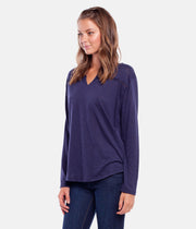 MY LONG SLEEVE TOP NAVY