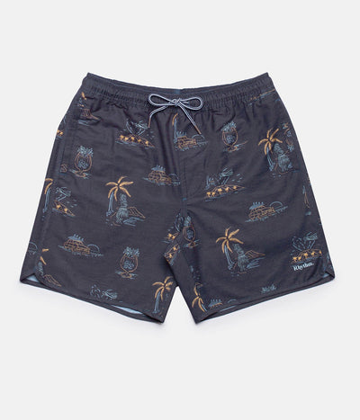 Rhythm Maui Beach Short Vintage Black Front