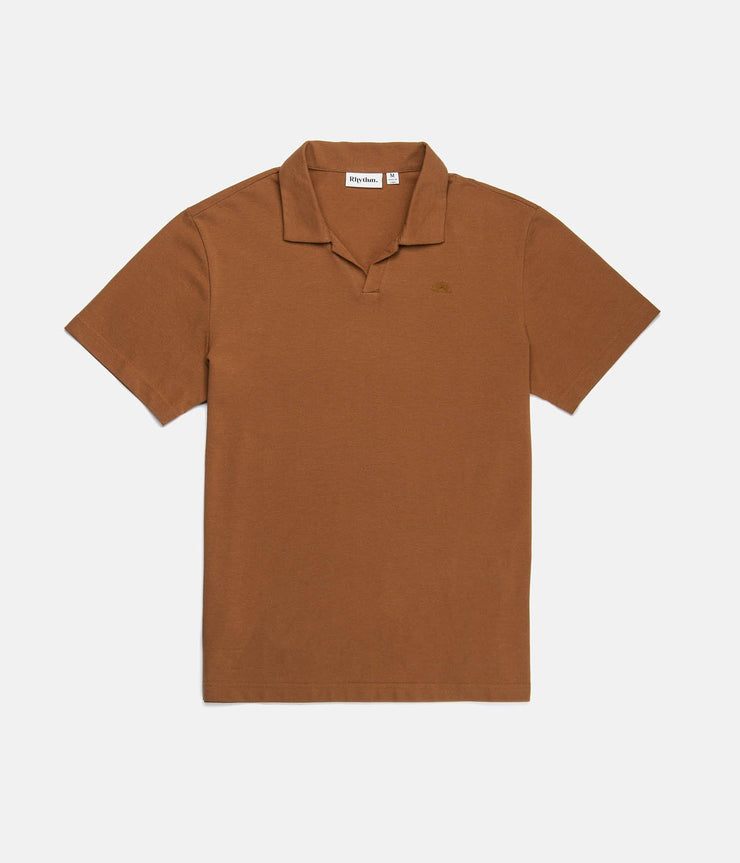 HERITAGE POLO SHIRT TOBACCO