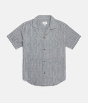 VACATION STRIPE SS SHIRT INDIGO